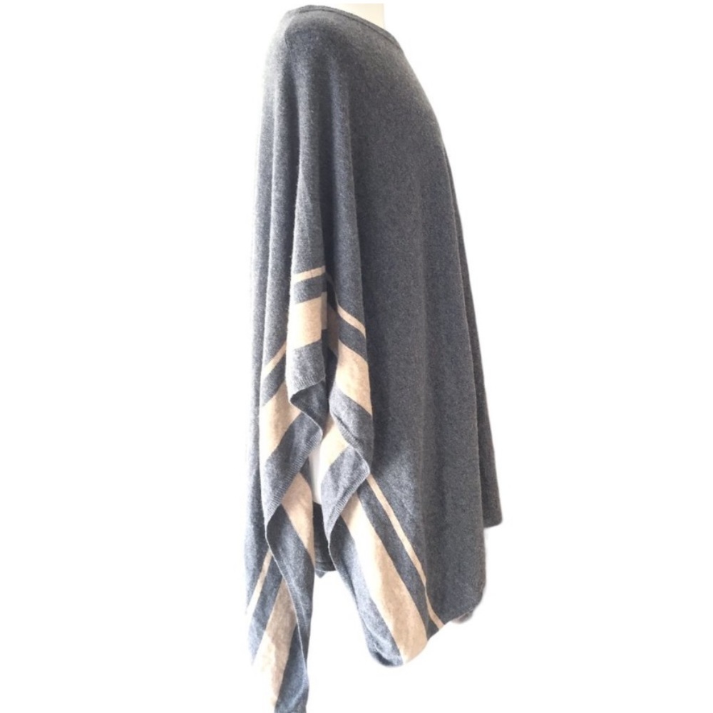 Babaton | Gray cape | Cashmere and Merino Wool - Picture 6 of 6